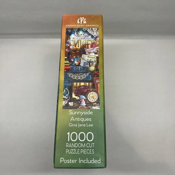 Crown Point Graphics Sunnyside Antiques 1000 Piece Jigsaw Puzzle By Gina Lee - Picture 4 of 6